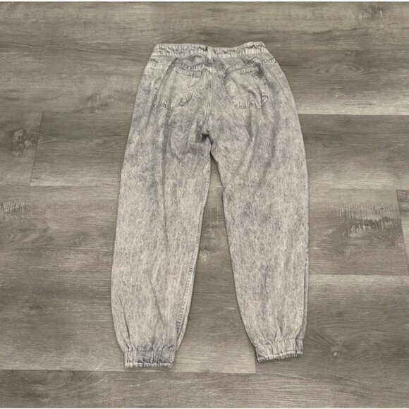 Rag & Bone Miramar Relaxed Jogger Icy Gray Sweatpant Printed Jeans Womens S - Picture 2 of 7
